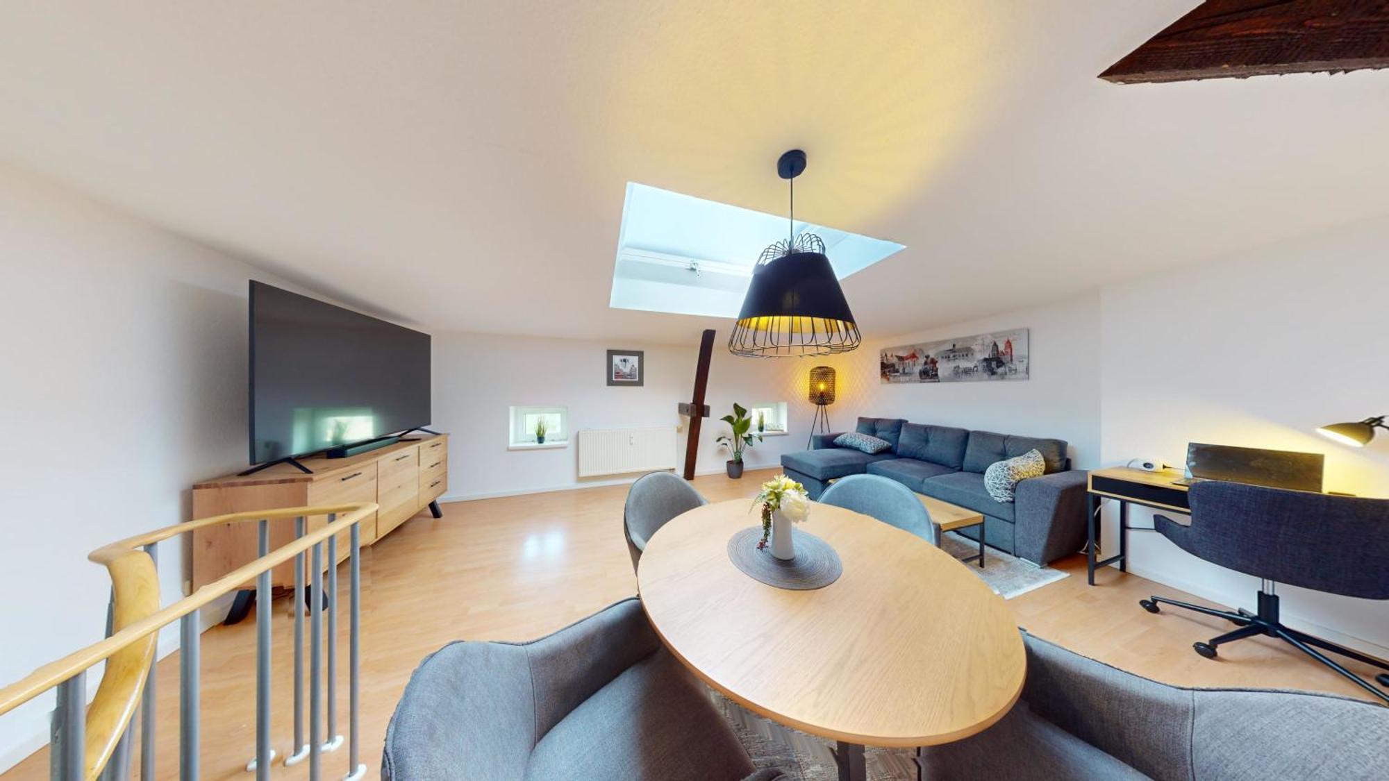 Sweethome - Luxus Apartment Auf 2 Etagen Magdeburk Exteriér fotografie